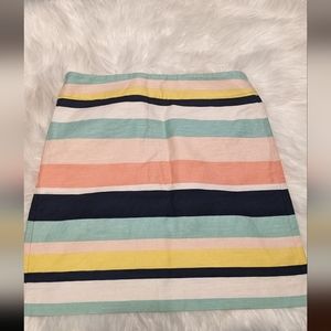 Loft Multi Color Skirt